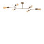 Opviq Sparrow - 1241 Lámpara de araña vintage cobre